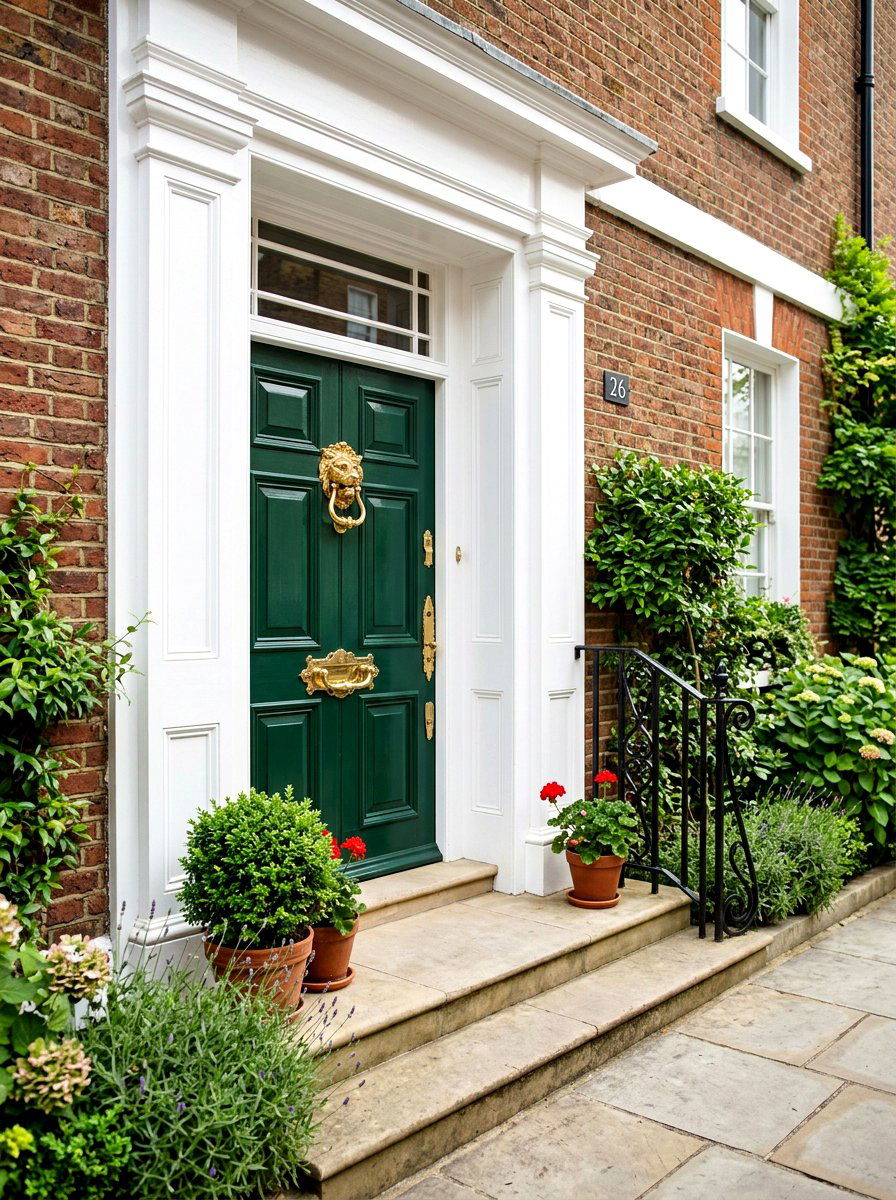 Brass Door Hardware For Townhouse - 30 townhouse stoop ideas