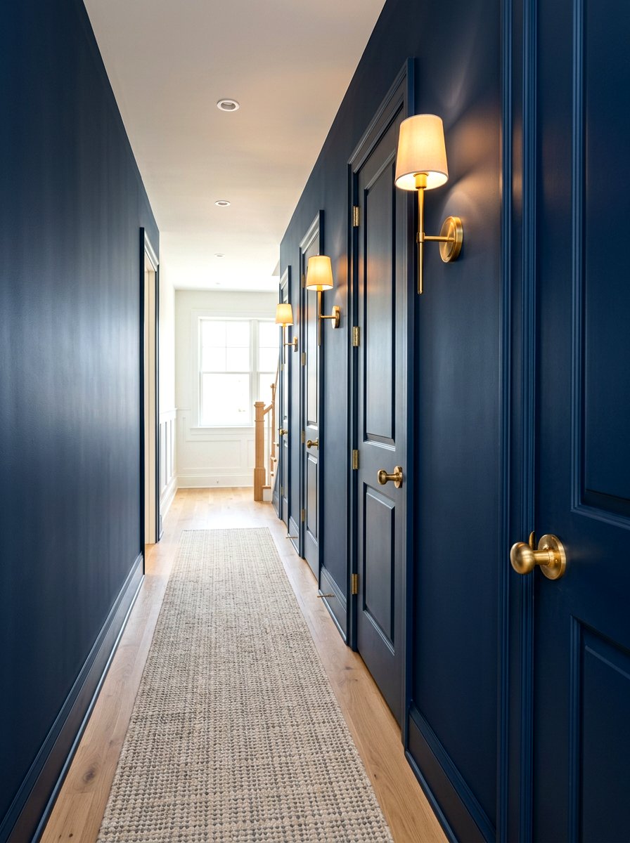 Brass Hallway Hardware - 30 narrow hallway ideas