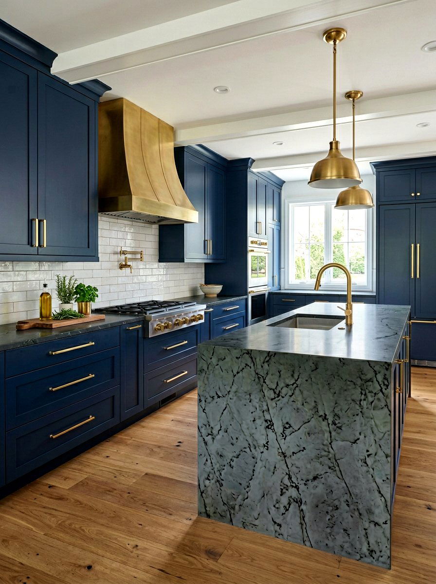 Brass Hardware And Fixtures - 30 retro kitchen ideas