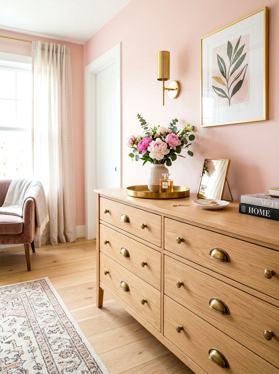 Brass Hardware Details - 30 childhood bedroom revival ideas