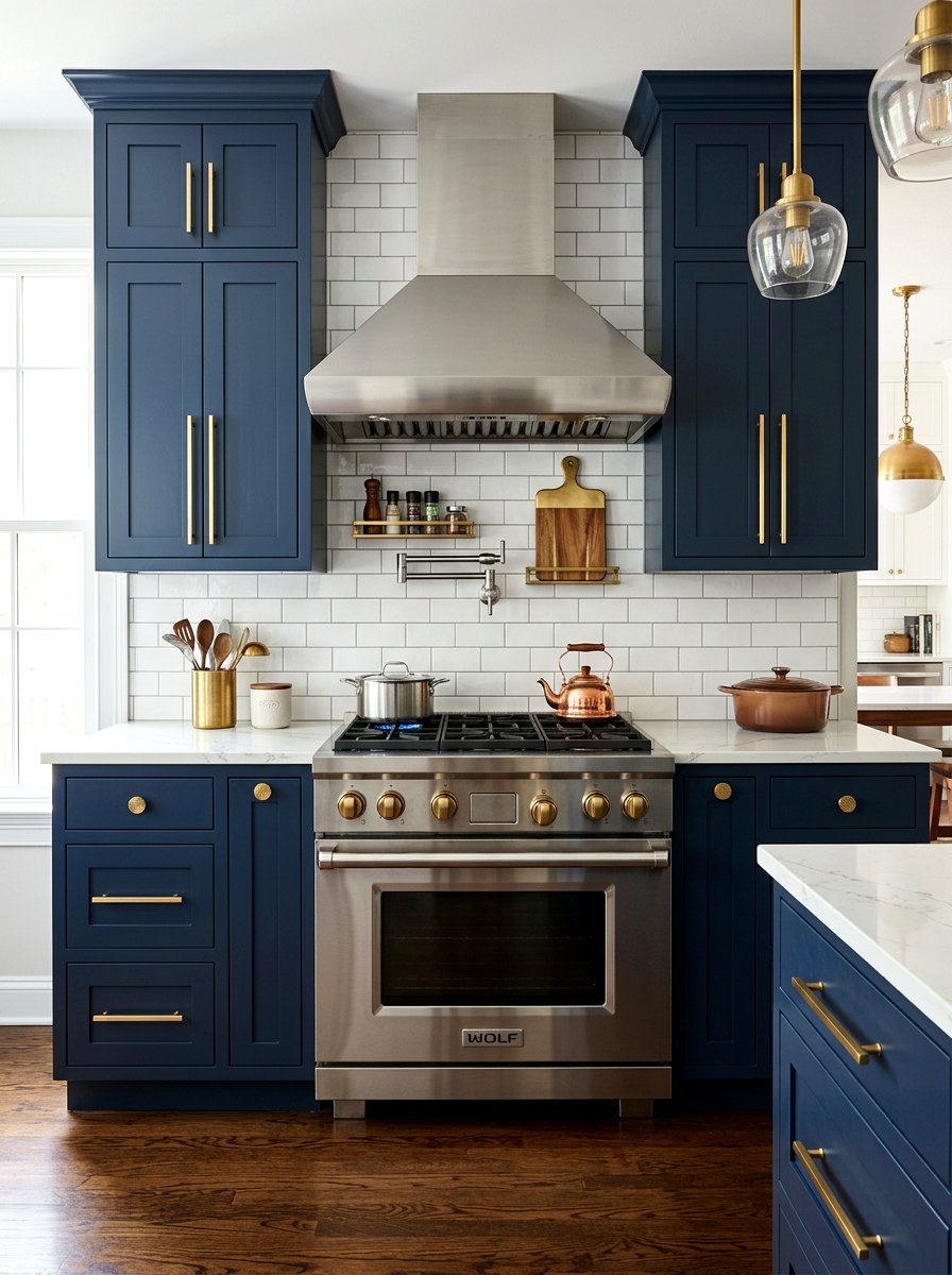 Brass Kitchen Hardware - 30 Pinterest kitchen ideas