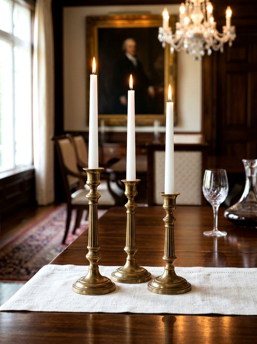 Brass Kitchen Table Candlesticks - 30 kitchen table decor ideas