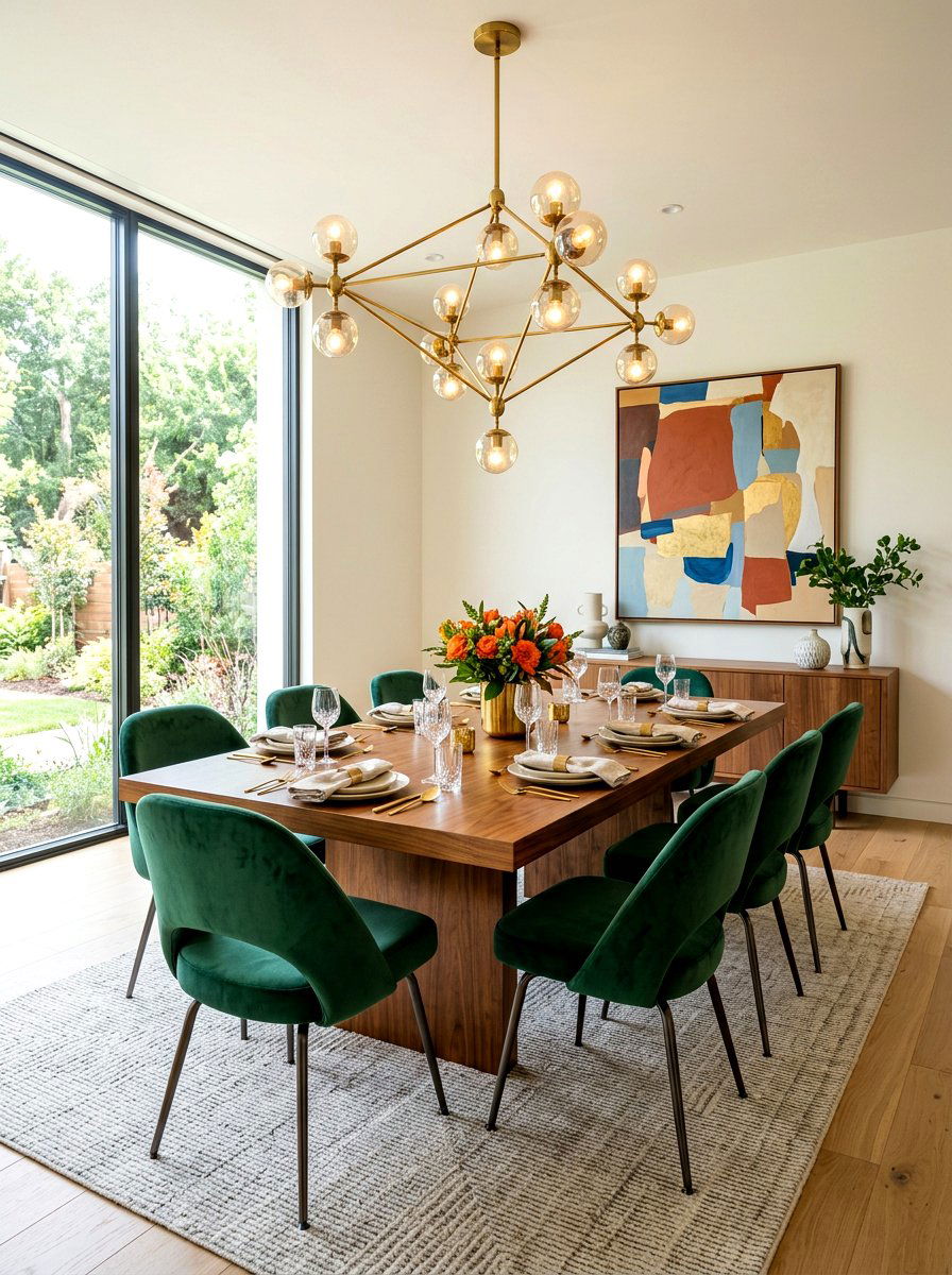 Brass Pendant Light - 30 brass decor ideas