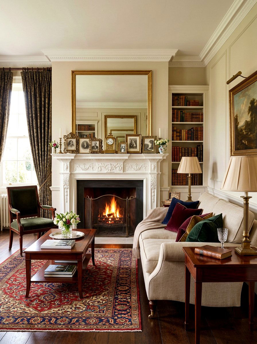 Brass Picture Frames - 30 renter friendly old money decor ideas