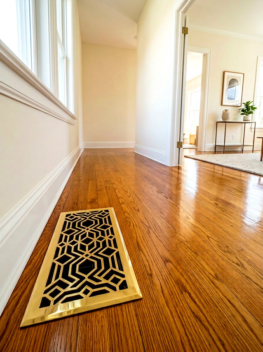 Brass Vent Cover - 30 brass decor ideas