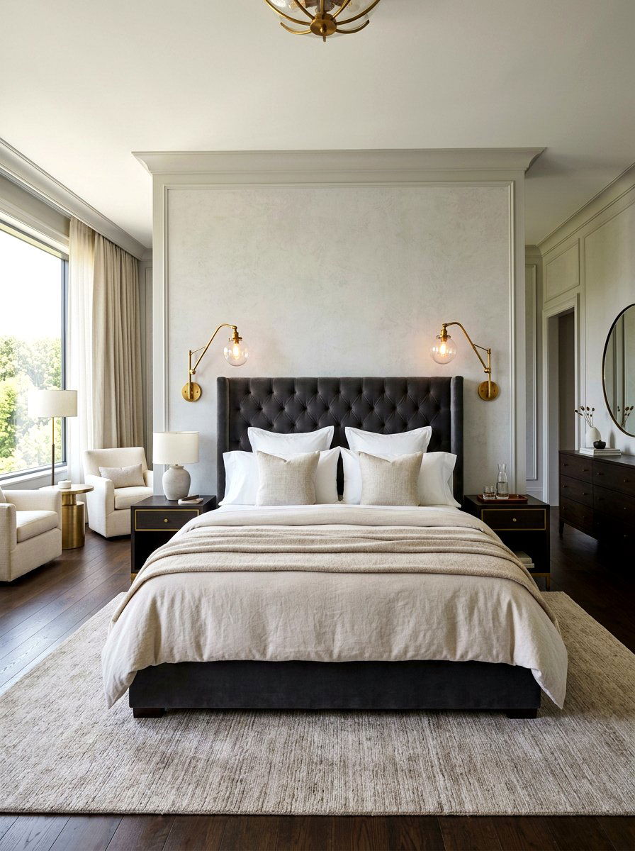 Brass Wall Sconce - 30 brass decor ideas
