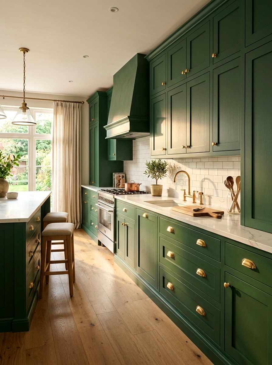 Brass cabinet pulls - 30 TikTok kitchen decor ideas