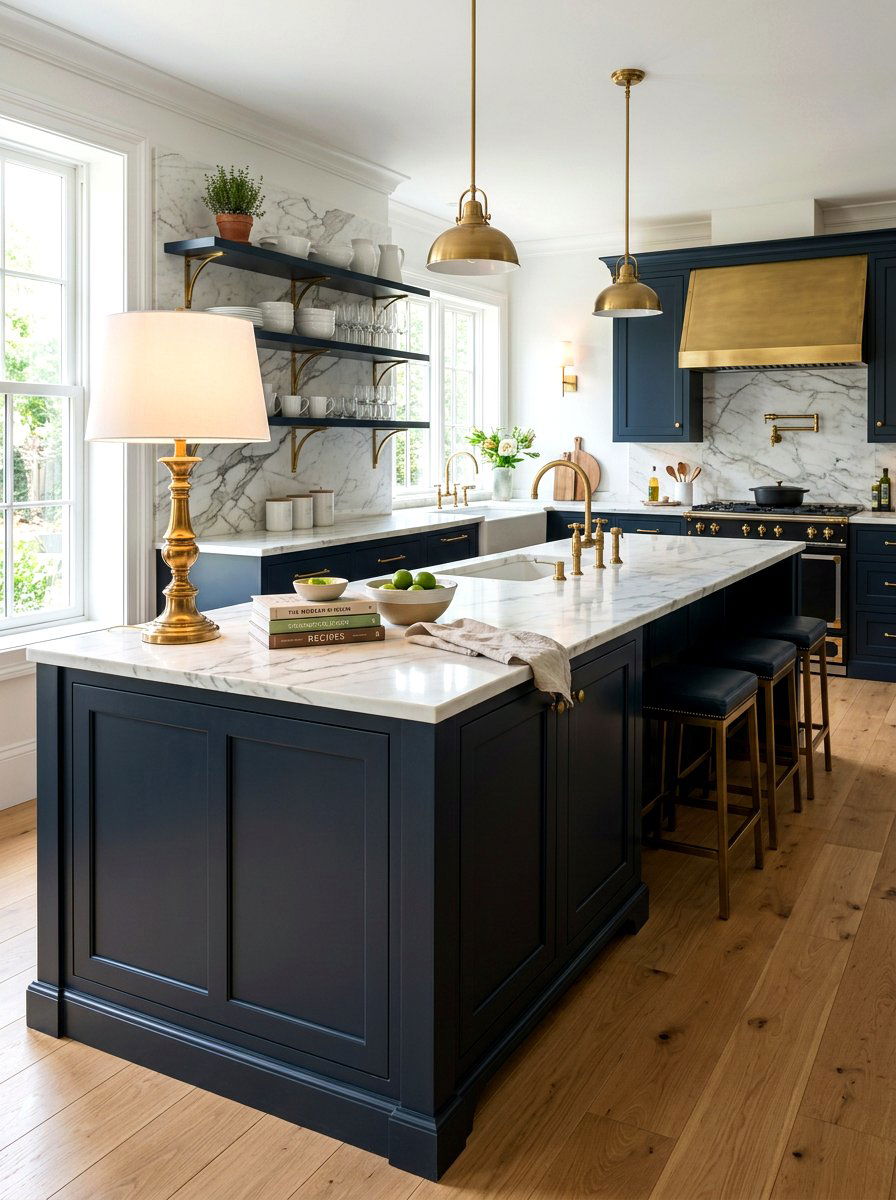 Brass table lamp kitchen island - 30 table lamp kitchen island ideas