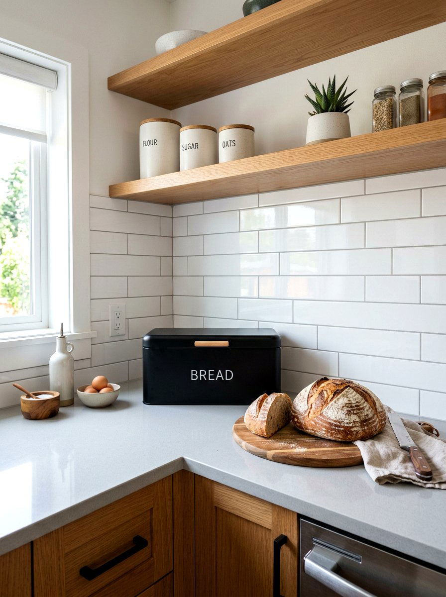 Bread Box For Counter - 30 pantry reset ideas