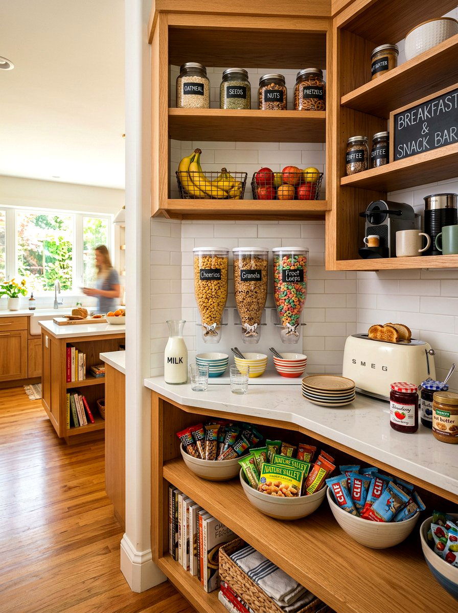 Breakfast And Snack Station - 30 snack station ideas