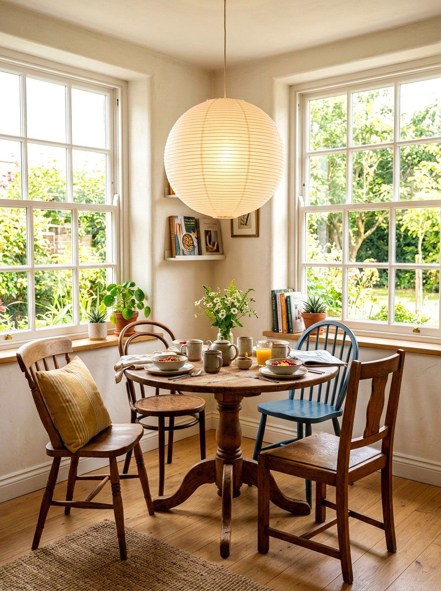 Breakfast Area Pendant - 30 paper lantern lighting ideas