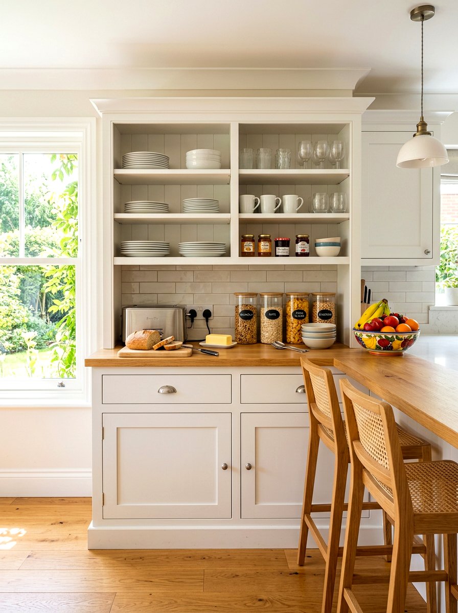 Breakfast Bar Kitchen Hutch - 30 kitchen hutch ideas