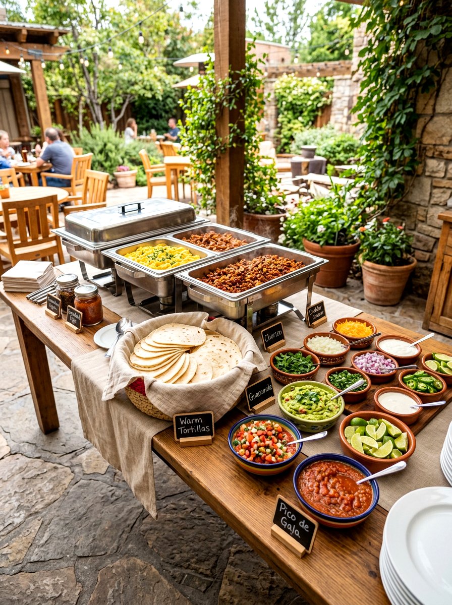 Breakfast Burrito Buffet - 30 breakfast buffet ideas
