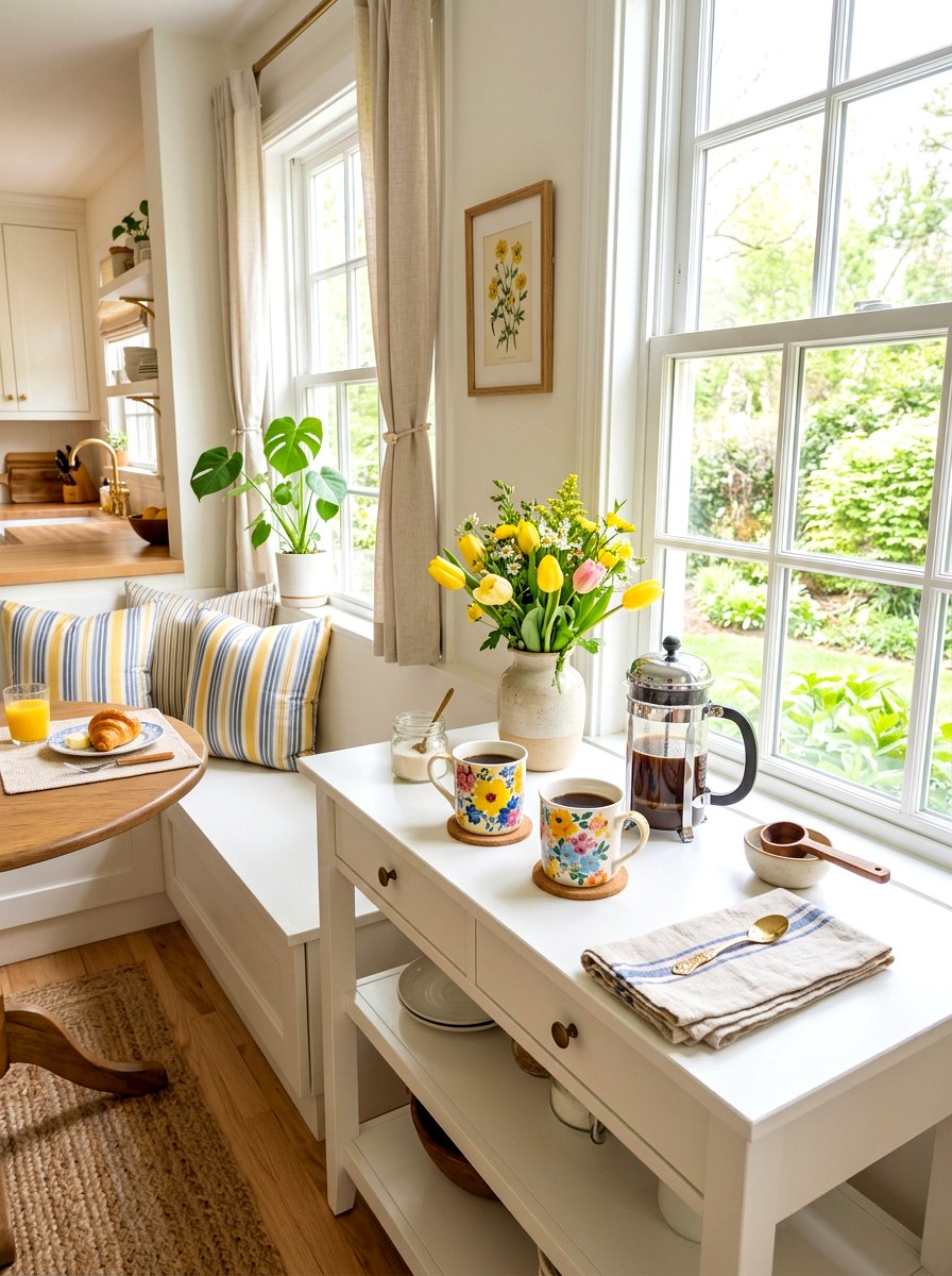 Breakfast Nook Coffee Bar - 30 beverage station ideas