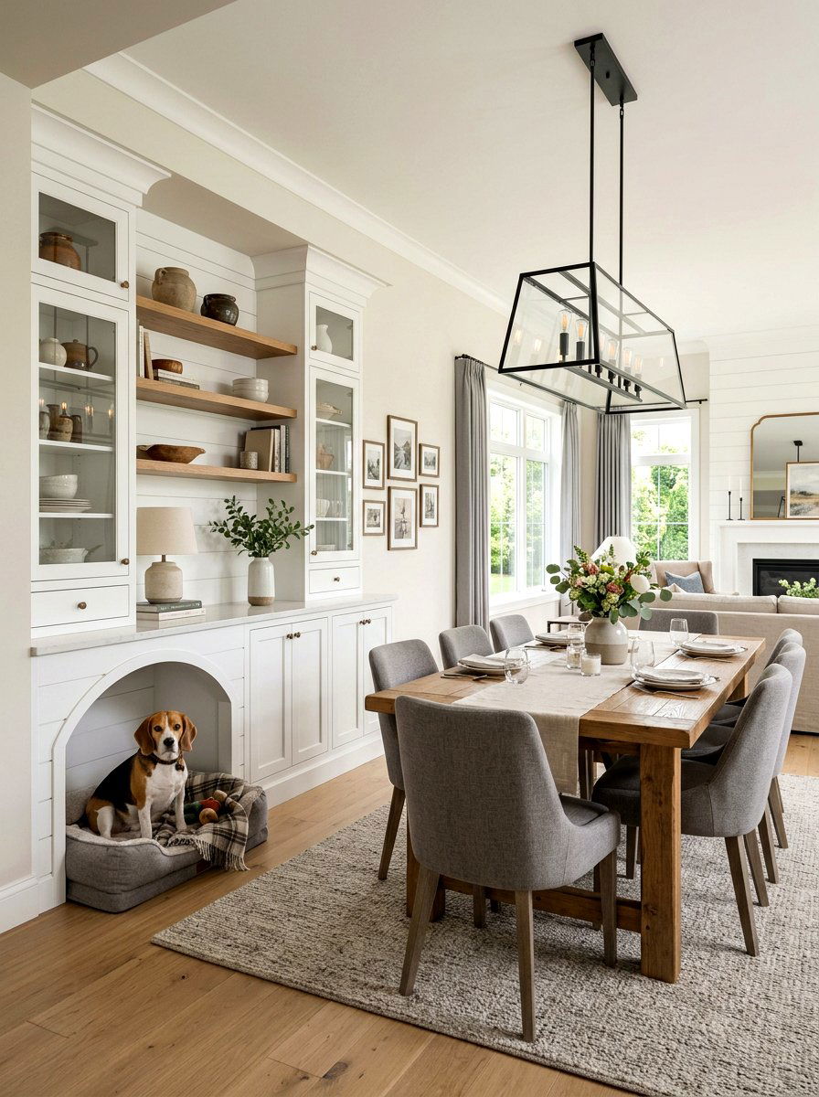 Breakfast Nook Dog Space - 30 built in dog nook ideas