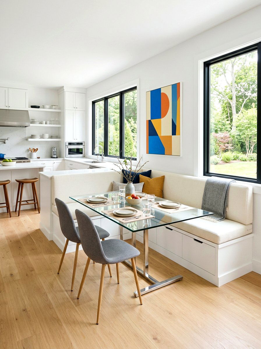 Breakfast Nook Hidden Drawers - 30 kitchen banquette storage ideas