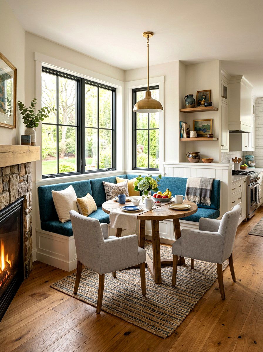Breakfast Nook Keeping Room - 30 keeping room ideas