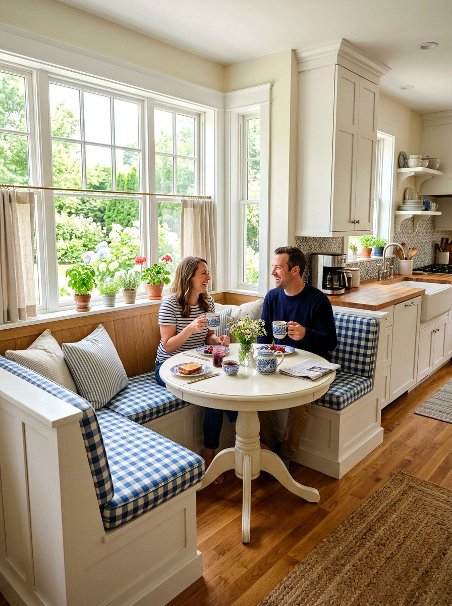 Breakfast Nook Kitchen - 30 cottage kitchen ideas