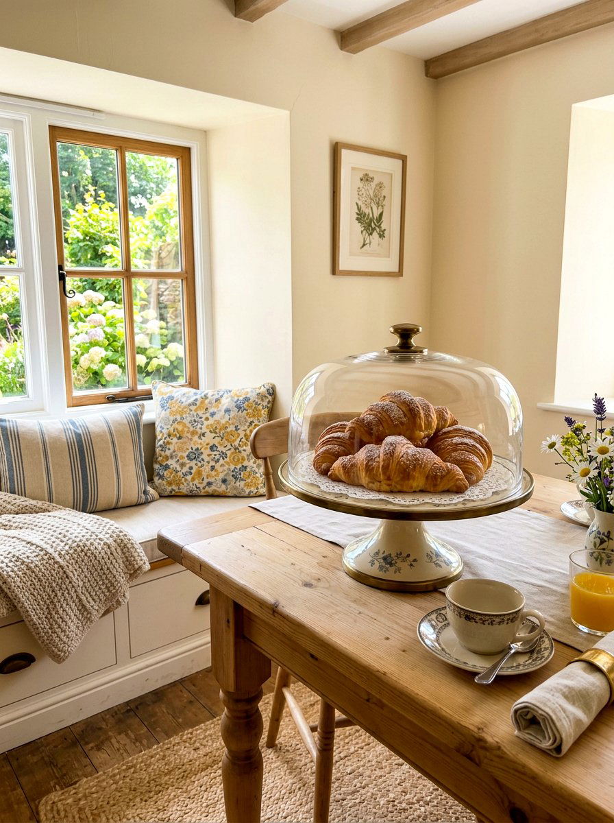 Breakfast Nook Pastry Cake Stand - 30 cake stand kitchen decor ideas