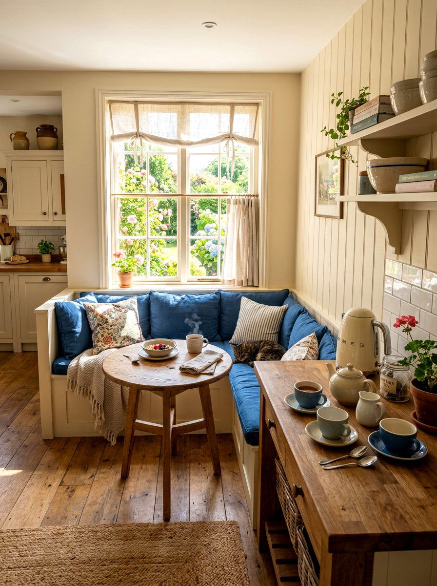 Breakfast Nook Refreshment Zone - 30 kitchen beverage center ideas