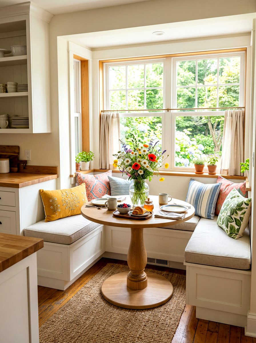 Breakfast Nook Setup - 30 brunch tablescape ideas