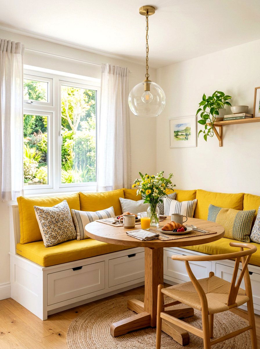 Breakfast Nook Social Corner - 30 home entertaining room ideas