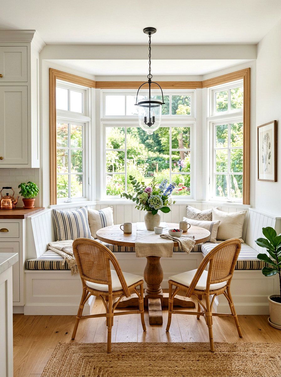 Breakfast Nook - 30 cozy compartmentalized home ideas