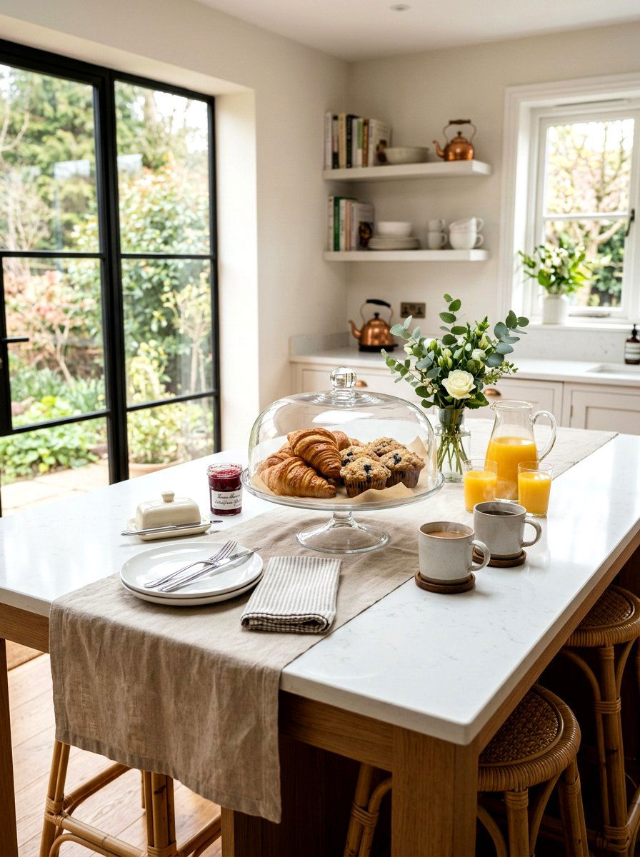 Breakfast Pastry Stand - 30 cake stand kitchen styling ideas
