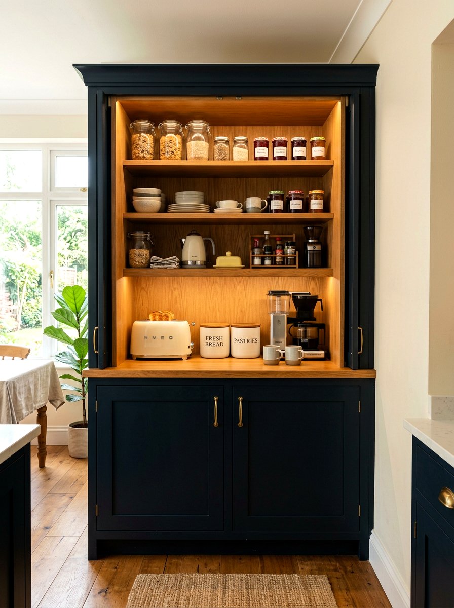 Breakfast Station Pantry - 30 kitchen pantry ideas