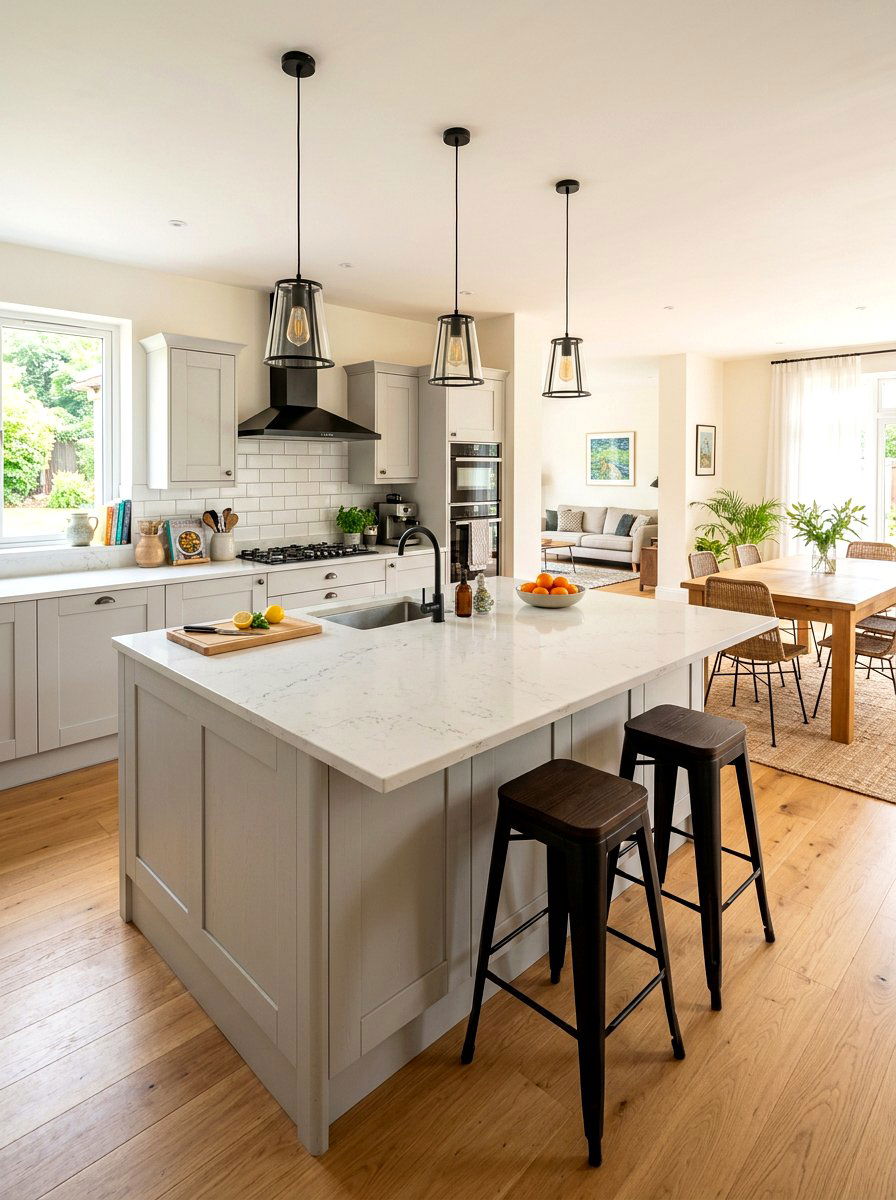 Breakfast bar extension - 30 island end cap ideas