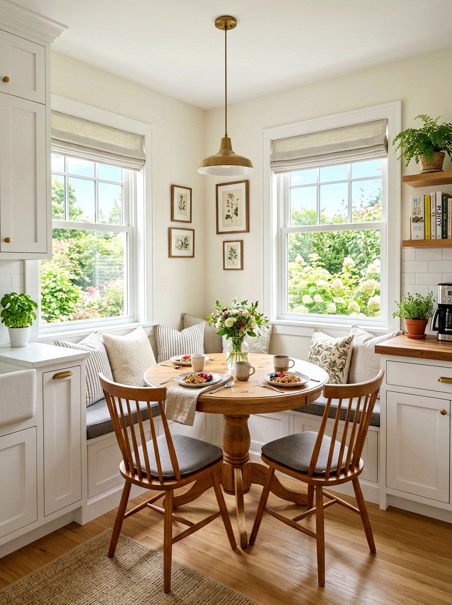 Breakfast nook banquet seating - 30 furniture arrangement ideas