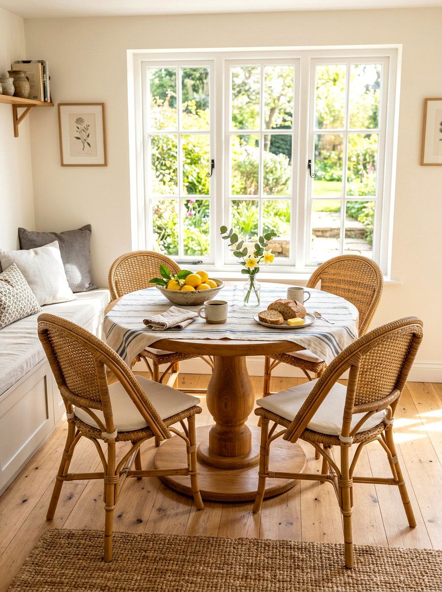 Breakfast nook table - 30 summer hosting home ideas