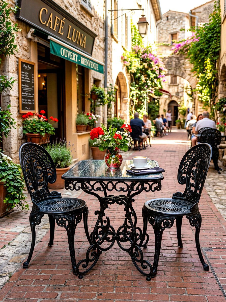 Breezeway Cafe Table - 30 breezeway decor ideas