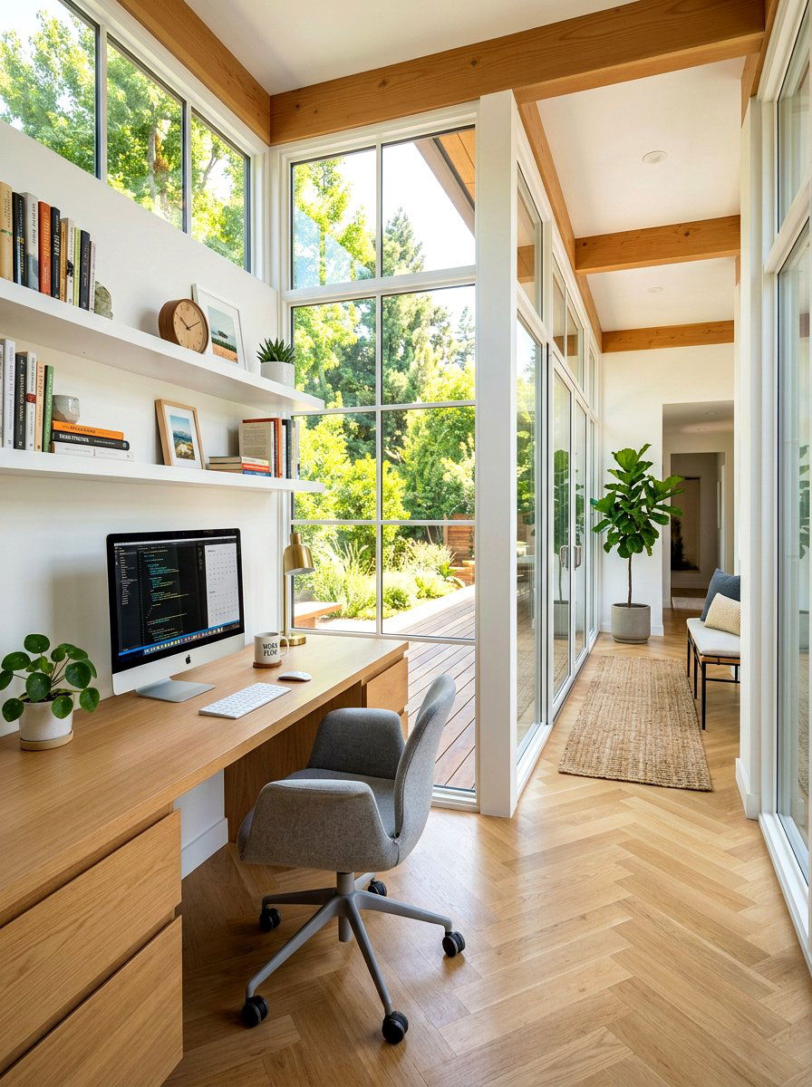 Breezeway Home Office - 30 breezeway decor ideas
