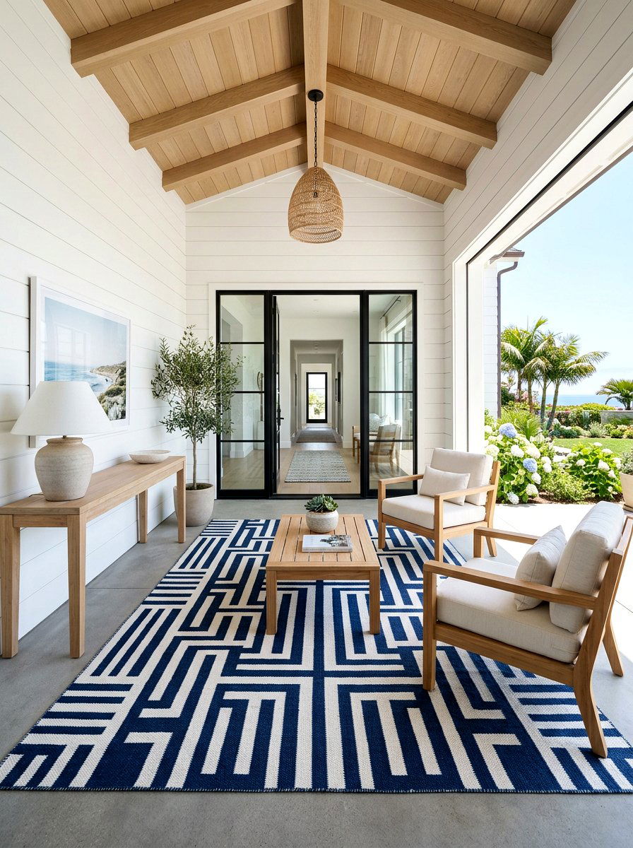 Breezeway Outdoor Rug - 30 breezeway decor ideas