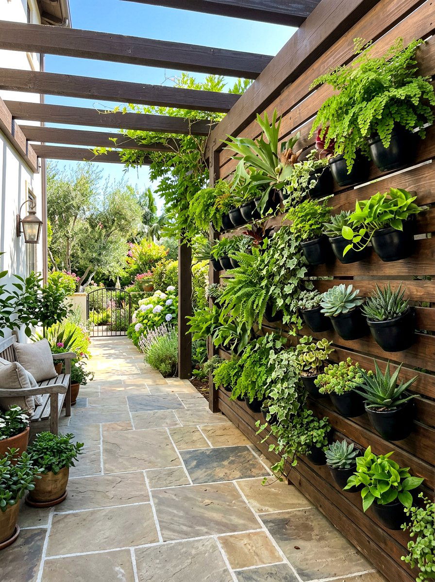 Breezeway Vertical Garden - 30 breezeway decor ideas