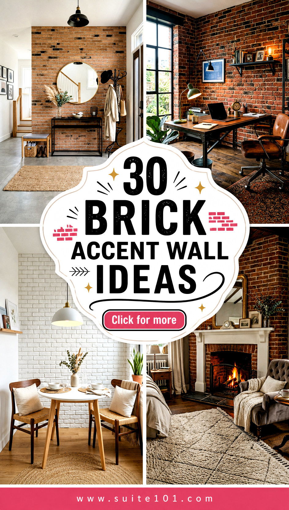 Brick Accent Wall Ideas 30 Stunning Ways to Transform Any Room - Brick Accent Wall Ideas: 30 Stunning Ways to Transform Any Room