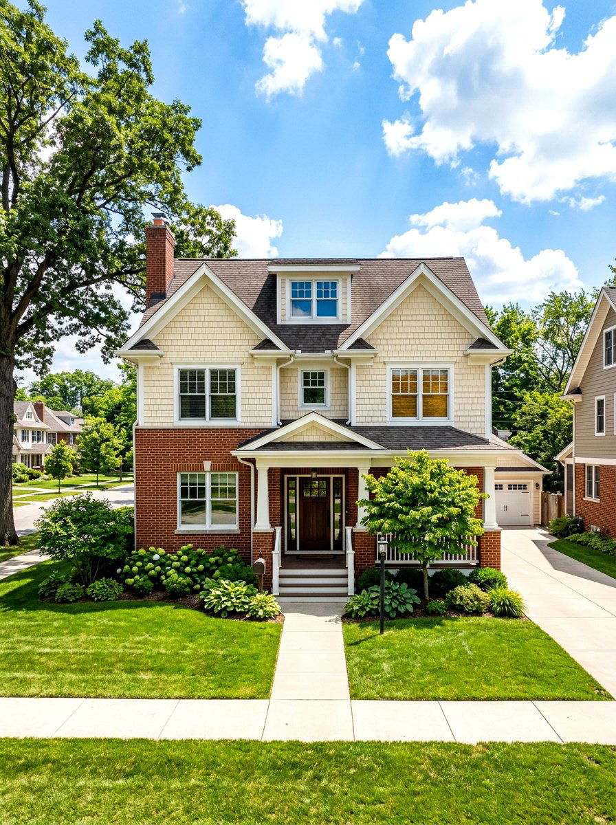 Brick And Siding Mix - 30 craftsman exterior ideas