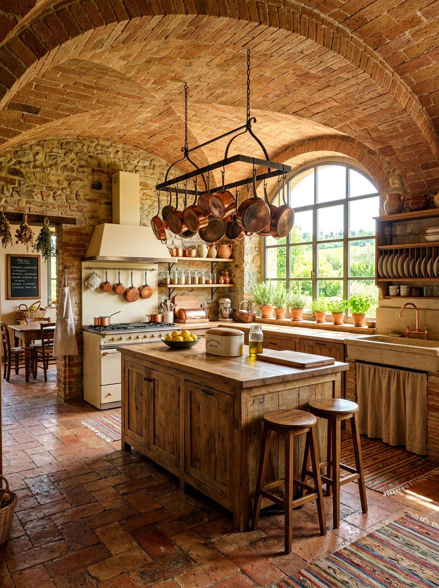 Brick Arch Ceiling - 30 ceiling design ideas