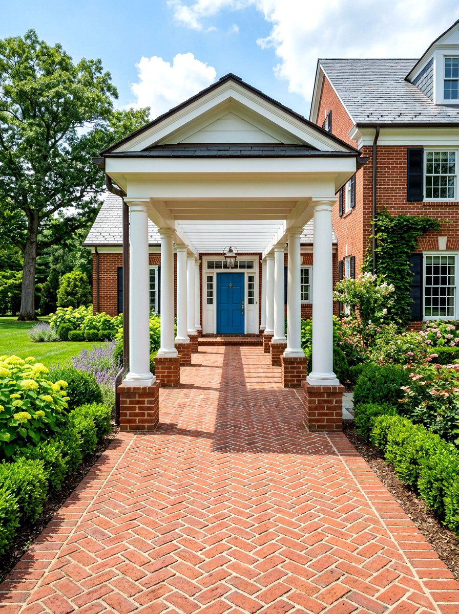 Brick Breezeway Walkway - 30 breezeway decor ideas
