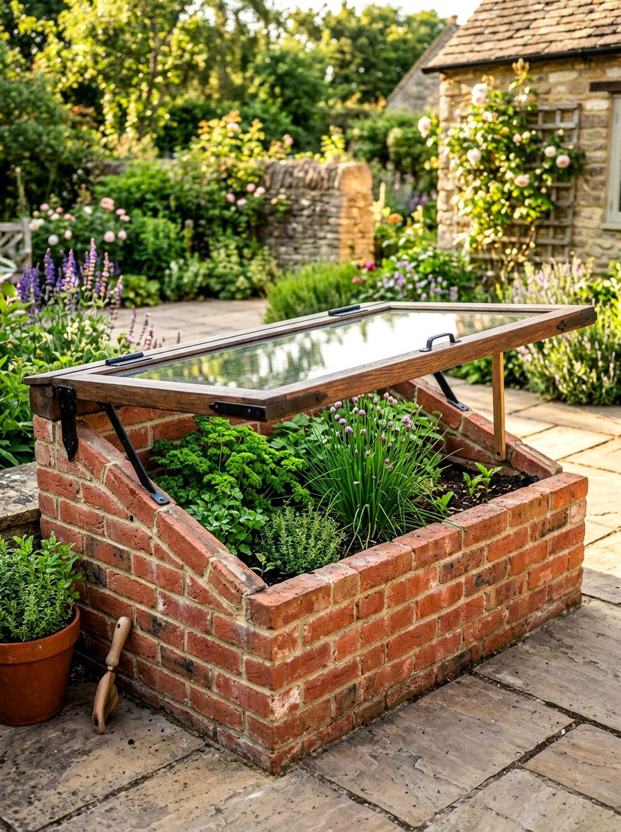 Brick Cold Frame - 30 cold frame garden ideas