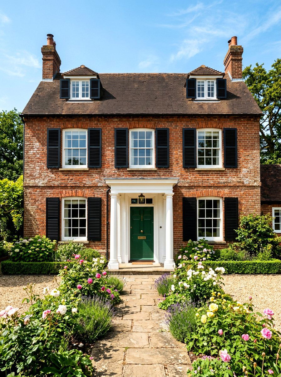 Brick Cottage Facade - 30 cottage exterior ideas