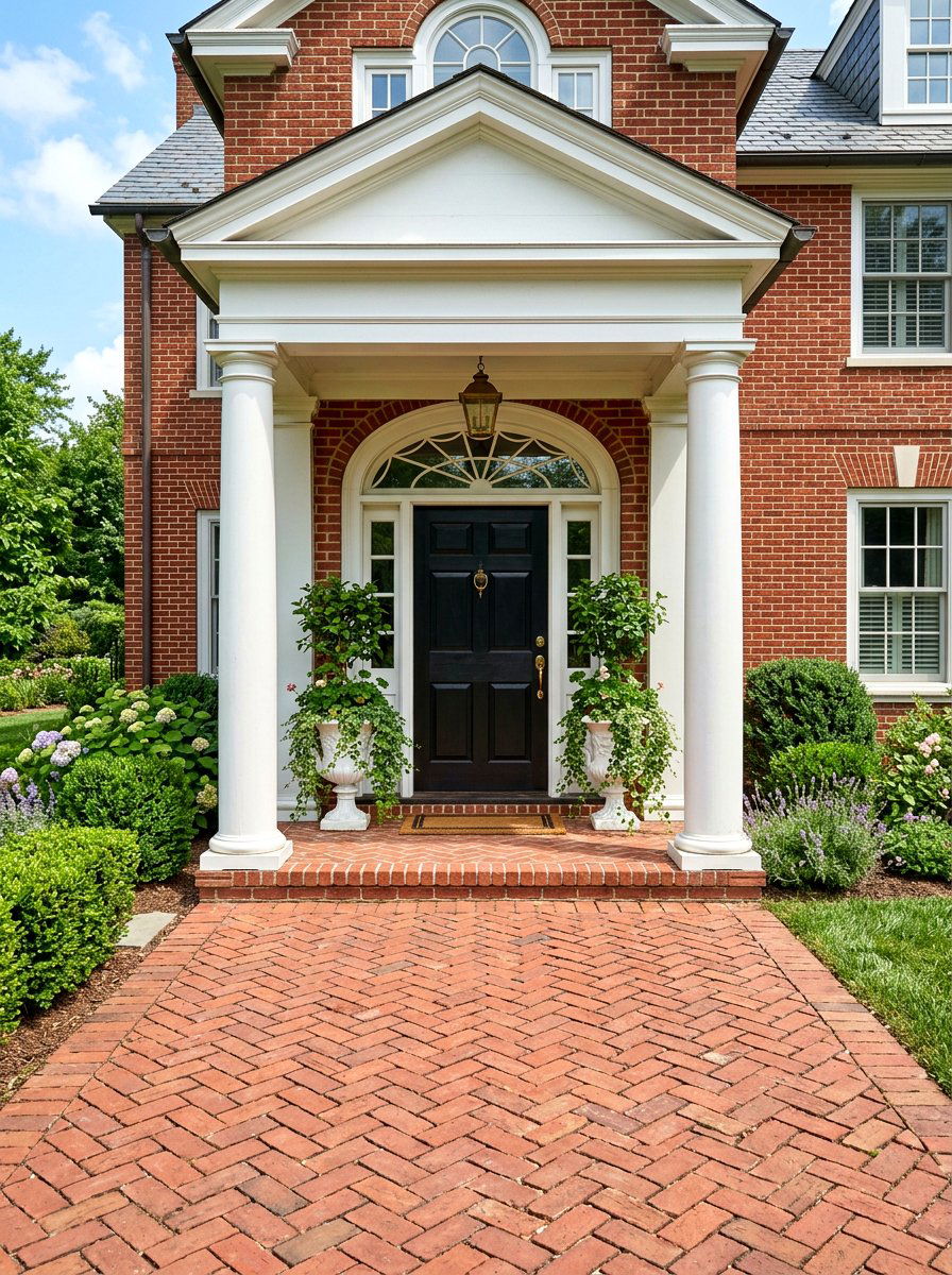 Brick Entryway - 30 viral front porch ideas