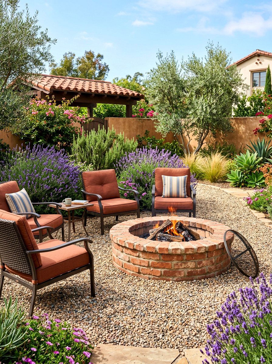 Brick Fire Pit With Gravel Base - 30 brick fire pit ideas