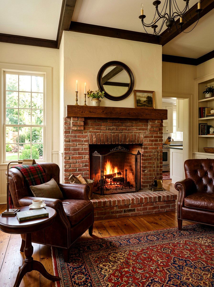 Brick Fireplace Keeping Room - 30 keeping room ideas
