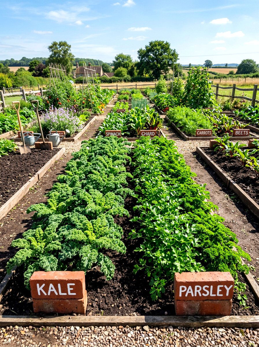 Brick Garden Marker - 30 herb garden marker ideas