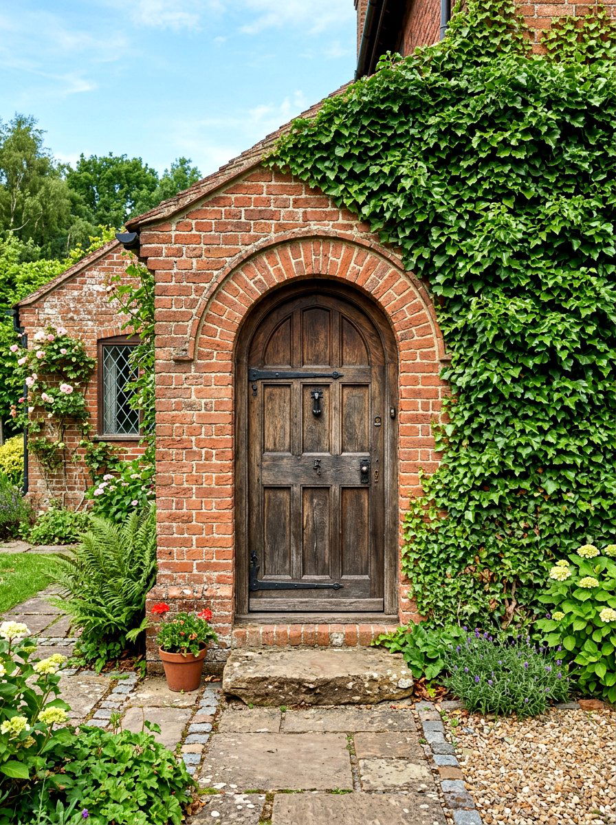 Brick Masonry Nook - 30 outdoor changing room ideas