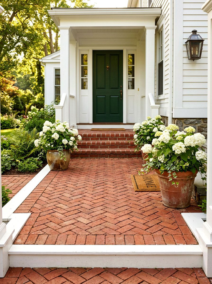 Brick Porch Flooring - 30 porch entry ideas