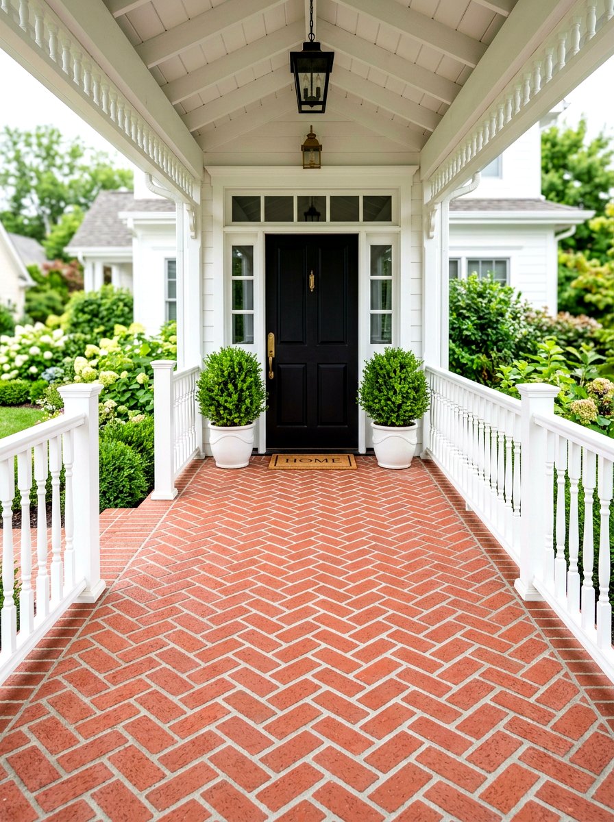 Brick Porch Flooring - 30 porch makeover ideas