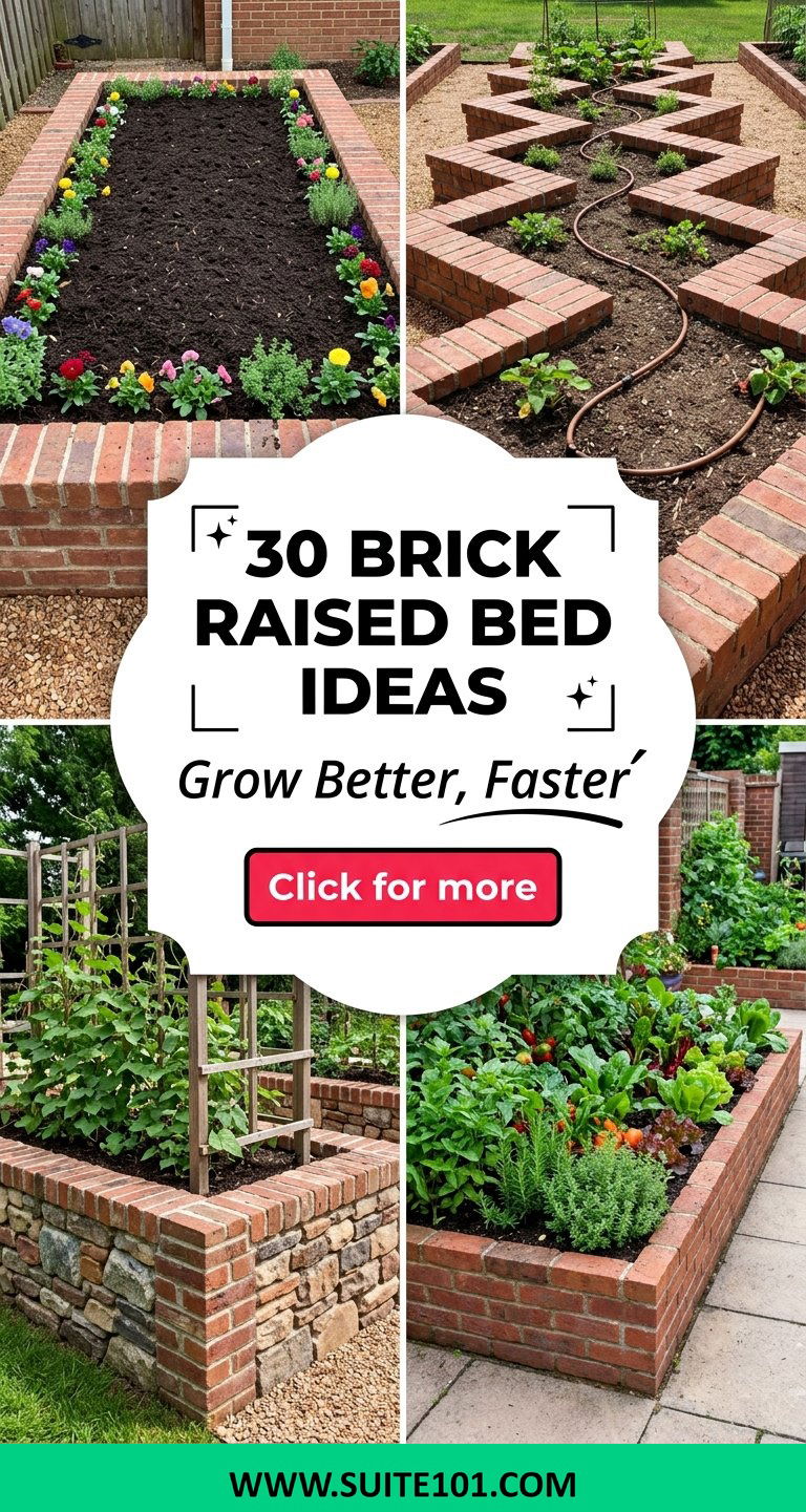 Brick Raised Bed Ideas 30 Ready Layouts for Better Growing - Brick Raised Bed Ideas: 30 Ready Layouts for Better Growing